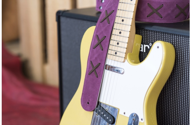 Curea chitară RightOn D.g. Purple