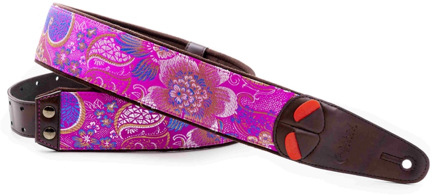 RightOn HOKKAIDO Pink Guitar Strap