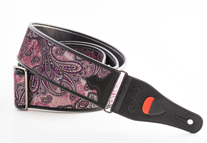 RightOn Paisley Velvet-60 Burgundy