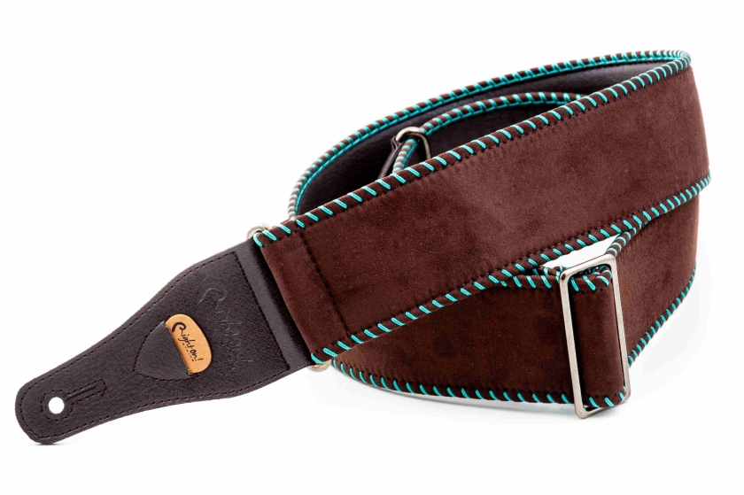 RightOn Yeehaw Brown Guitar Strap