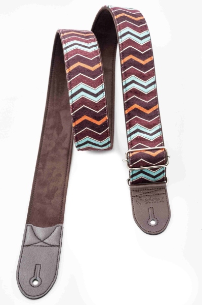 RightOn ZIGGY Teal Guitar Strap