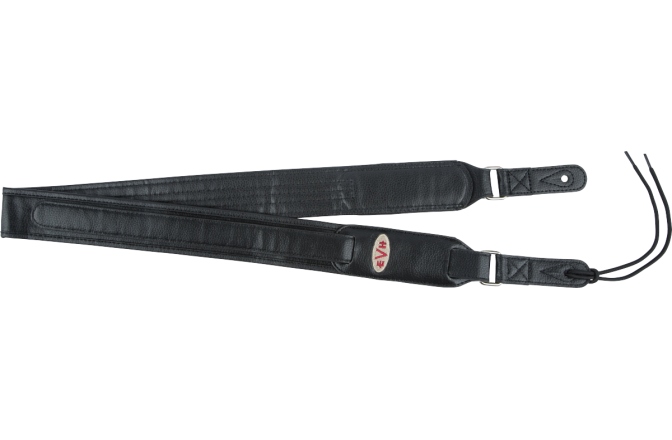 Curea de Chitară EVH Premium Leather Strap Black 42"