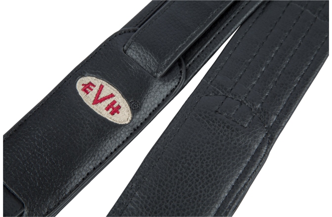 Curea de Chitară EVH Premium Leather Strap Black 42"