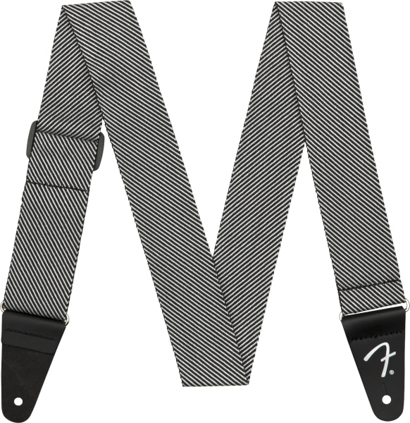 Fender Modern Tweed Strap White/Black 2