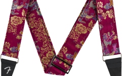 Curea de chitară Fender Satin Dragon Strap Wine