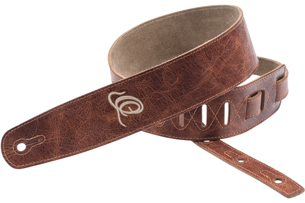 Suede Leather Strap - Caramel