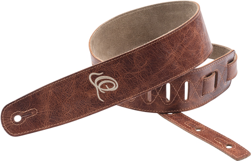 Ortega Suede Leather Strap - Caramel