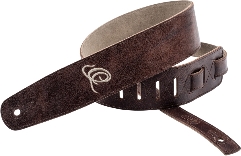 Ortega Suede Leather Strap - Peat