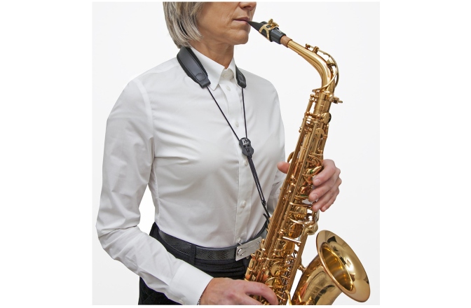 Curea de gât  BG France S20M Leather strap Sax Soprano/Alto/Tenor