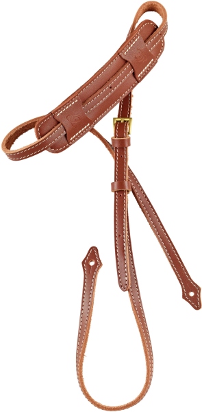 Ortega Deluxe Mandolin Strap Leather - Brown