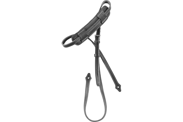 Deluxe Mandolinstrap Leather with Shoulderpart Black Deluxe Mandolinstrap Leather with Shoulderpart Black