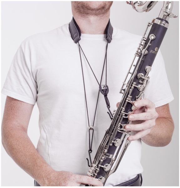 BG France C50B Leather strap Clarinet Bas 2-Hook