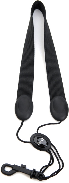 Daddario Woodwinds Saxophone Strap Tenor/Baritone Black Nylon Snap Hook