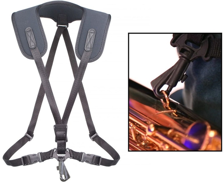 Neotech Curea saxofon Super Harness negru Junior