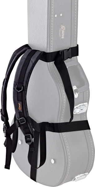 Ortega Back Pack Strap - Black Flat