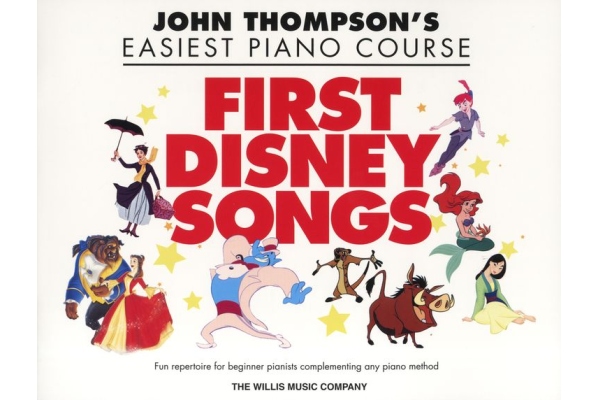 John Thompson's Easiest Piano Course: First Disney Songs