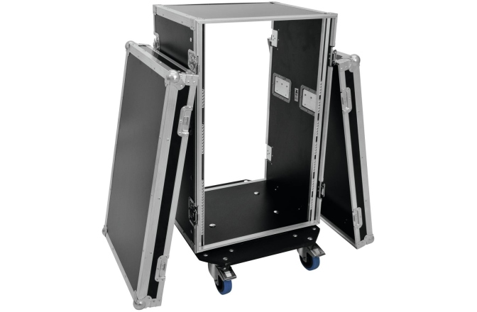 Cutie cu rack Roadinger Rack Profi 18U 45cm with wheels