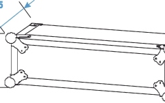 Cutie de rack Roadinger AmpRack PR-1 2U 46 cm