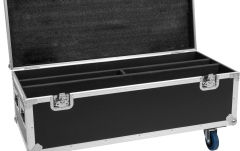Cutie de transport cu rotile Roadinger Flightcase 2x LED TMH Bar-S120 with wheels