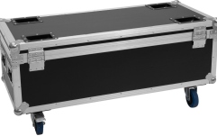 Cutie de transport cu rotile Roadinger Flightcase 2x LED TMH Bar-S120 with wheels