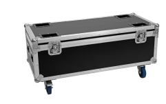 Cutie de transport cu rotile Roadinger Flightcase 2x LED TMH Bar-S120 with wheels