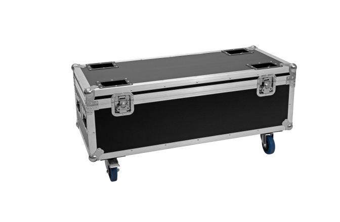 Cutie de transport cu rotile Roadinger Flightcase 2x LED TMH Bar-S120 with wheels