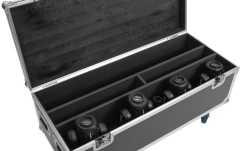 Cutie de transport cu rotile Roadinger Flightcase 2x LED TMH Bar-S120 with wheels