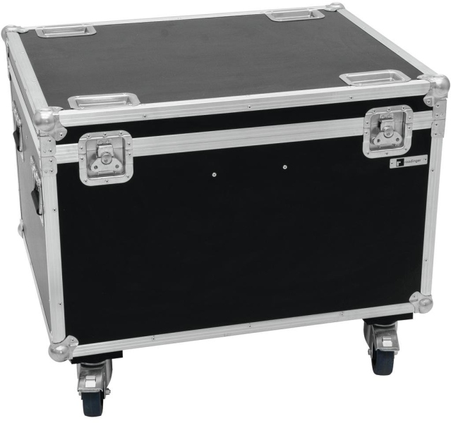 Roadinger Flightcase 4x LED THA-100F/THA-120PC with wheels