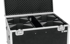 Cutie de transport pentru 4x LED THA-100F/THA-120PC Roadinger Flightcase 4x LED THA-100F/THA-120PC with wheels