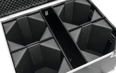 Cutie de transport pentru 4x LED THA-100F/THA-120PC Roadinger Flightcase 4x LED THA-100F/THA-120PC with wheels