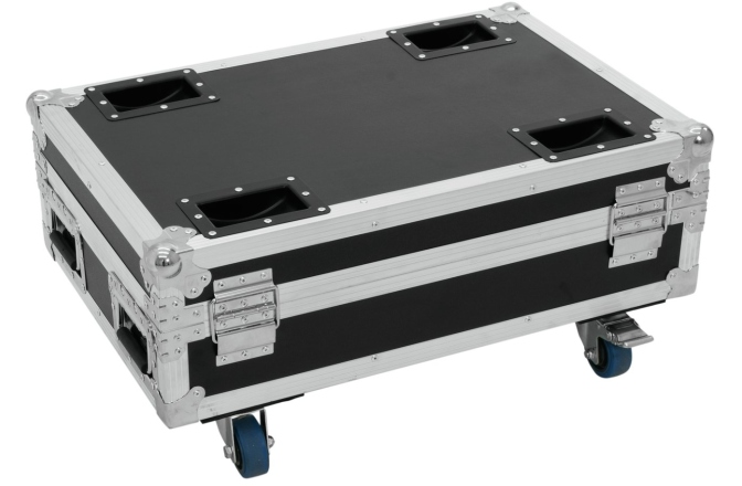 Cutie de transport Roadinger Flightcase 4x AKKU BAR-6 Glow QCL Flex QuickDMX with charging function