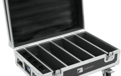 Cutie de transport Roadinger Flightcase 4x AKKU BAR-6 Glow QCL Flex QuickDMX with charging function