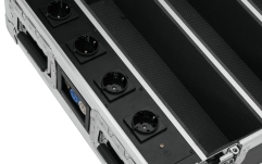 Cutie de transport Roadinger Flightcase 4x AKKU BAR-6 Glow QCL Flex QuickDMX with charging function