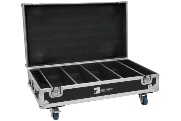 Flightcase 4x AKKU BAR-6 QCL with charging function Flightcase 4x AKKU BAR-6 QCL with charging function