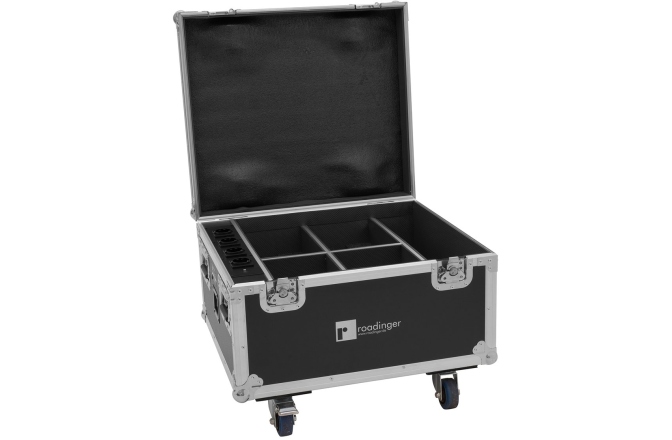Cutie de transport  Roadinger Flightcase 4x AKKU IP PAR 7 QCL WDMX with charging function