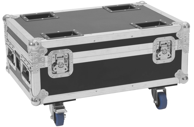 Cutie de transport  Roadinger Flightcase 4x AKKU IP UP-4 Plus HCL Spot WDMX with Charging Function