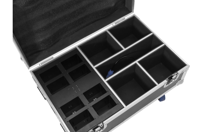 Cutie de transport  Roadinger Flightcase 4x AKKU IP UP-4 Plus HCL Spot WDMX with Charging Function