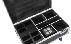 Cutie de transport  Roadinger Flightcase 4x AKKU IP UP-4 Plus HCL Spot WDMX with Charging Function