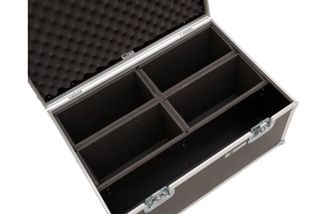 Cutie de transport  Roadinger Flightcase 4x LED 4/7C-12 Silent Slim Spot