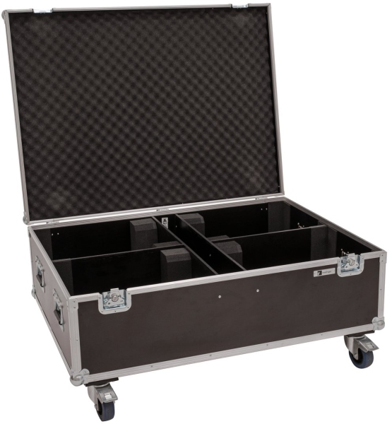 Roadinger Flightcase 4x LED THA-150F Theater-Spot