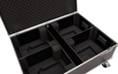 Cutie de transport  Roadinger Flightcase 4x LED THA-150F Theater-Spot