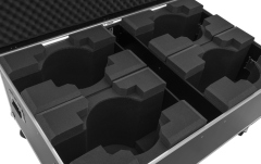 Cutie de transport  Roadinger Flightcase 4x LED TMH-X19 Moving head