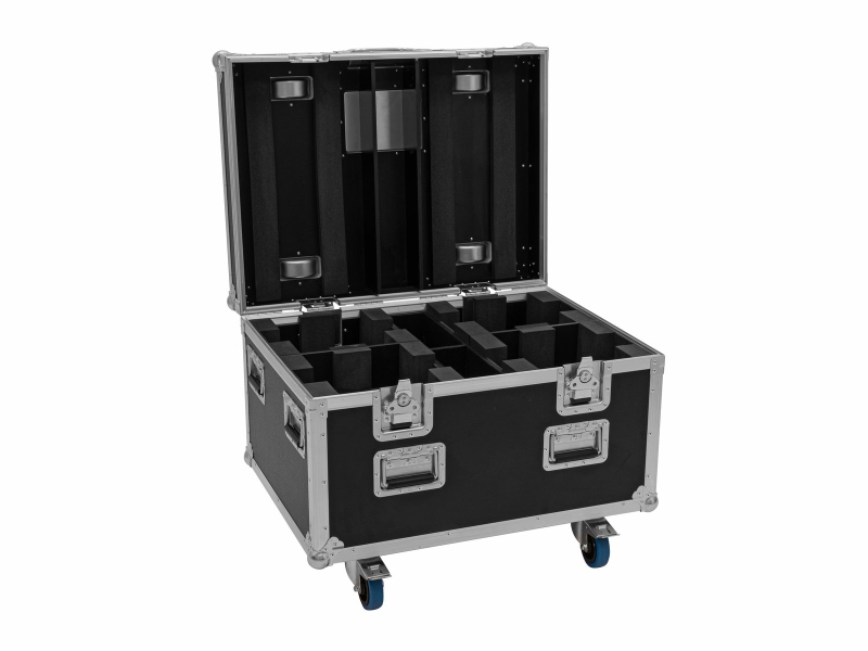 Roadinger Flightcase 4x LED TMH-X4 with wheels