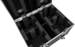 Cutie de transport Roadinger Flightcase 4x LED TMH-X4 with wheels