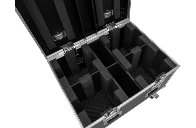 Cutie de transport Roadinger Flightcase 4x LED TMH-X4 with wheels