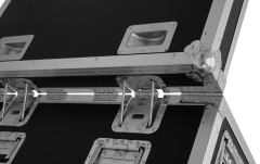 Cutie de transport Roadinger Flightcase 4x LED TMH-X4 with wheels