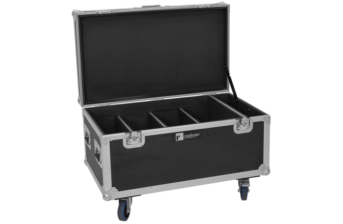 Cutie de transport Roadinger Flightcase 4x Multiflood IP 8x10W RGBW Wash