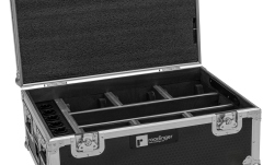 Cutie de transport Roadinger Flightcase 6x AKKU IP TL-3 QCL Trusslight CRMX with charging function and wheels