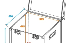 Cutie de transport Roadinger Flightcase Mirror Ball 50cm