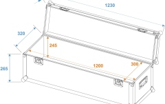 Cutie de transport Roadinger Universal Case Pro 120x30x30cm